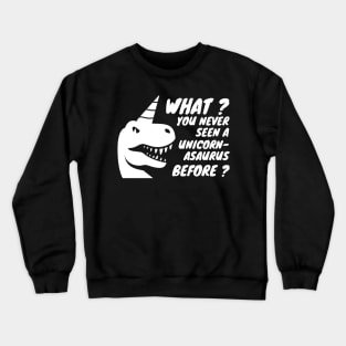 Funny Unicorn Dinosaur Crewneck Sweatshirt